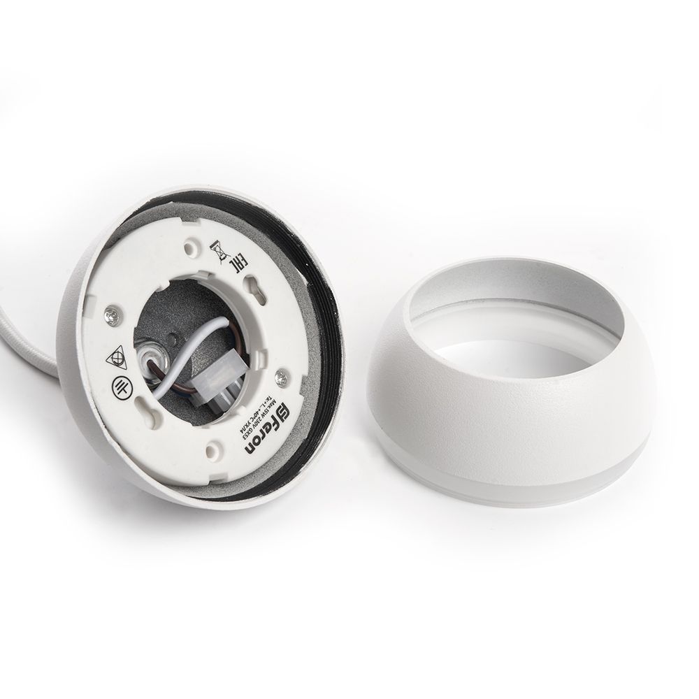 Светильник ДСО-15w GX53 без лампы на подвесе белый