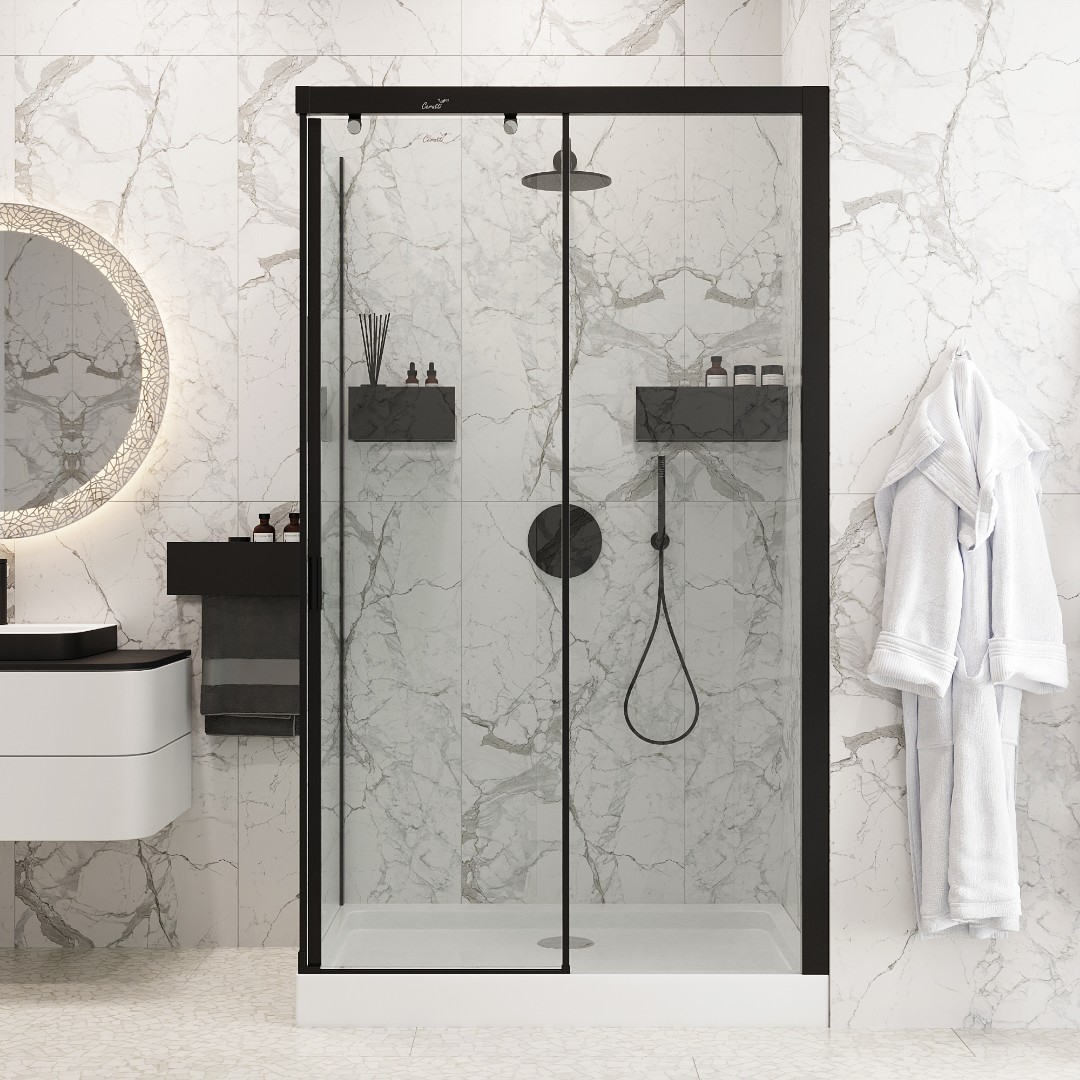Ограждение MARBELLA 120B R душевое Ceruttispa без поддона (80x120x190)