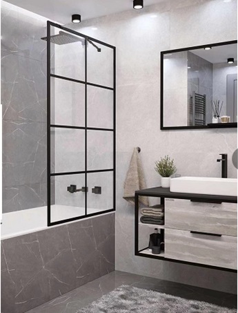 Шторка MUZA F80 для ванной, Ceruttispa (80х195)