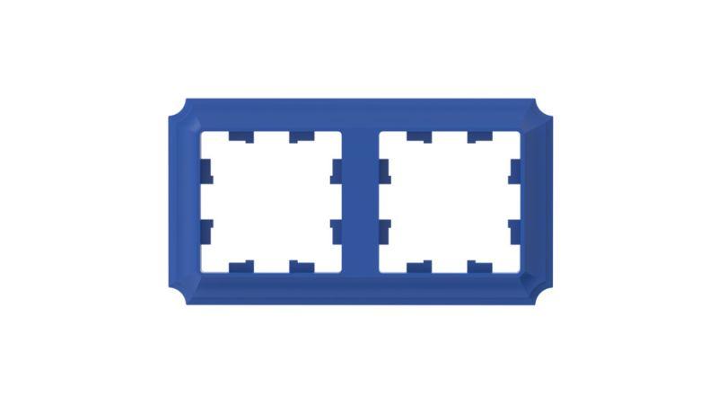 Рамка 2-м AtlasDesign Antique универс. аквамарин SE ATN101102