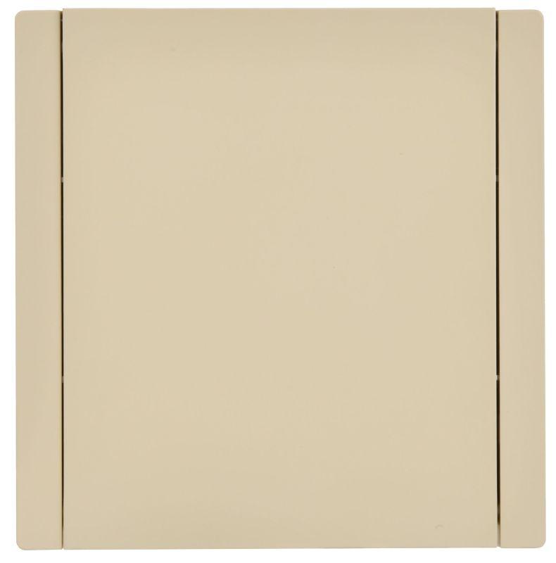 Розетка СП FORTE&PIANO 16А IP44 FP421 с заземл. защ. шторки с крышкой винт. крепл. ваниль IEK FP-R16-16-44-K10