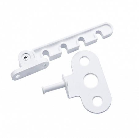 Ограничитель открывания 4-позиционный с метал. держателем пластик бел. (уп.1шт) Tech-Krep/Zitar 130856