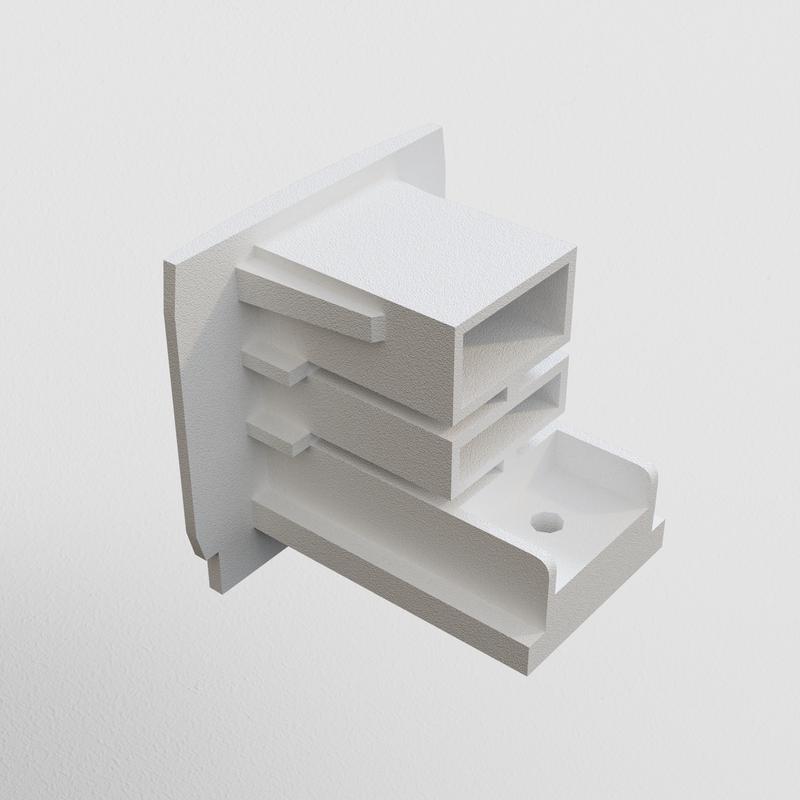 Заглушка торцевая Trinity бел. 1шт Voltega TRA-VGL005EC-31W