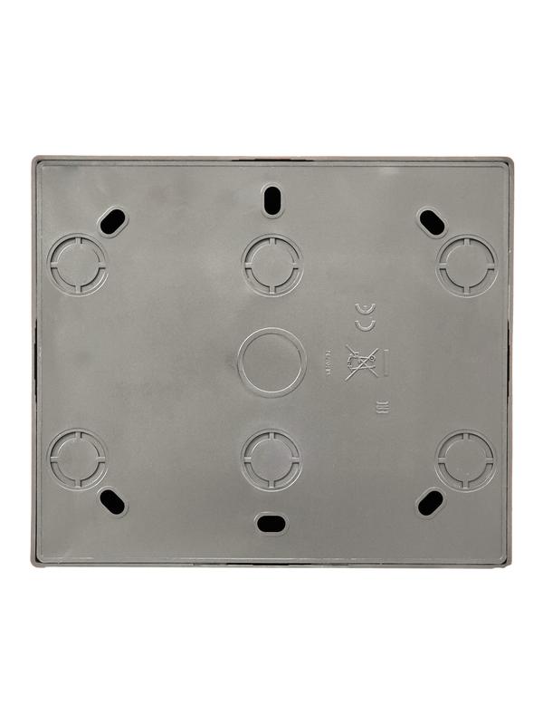 Розетка 4-м ОП LETO с заземл. закрытый корпус ПБТ платина LEZARD 752-3500-127BDP