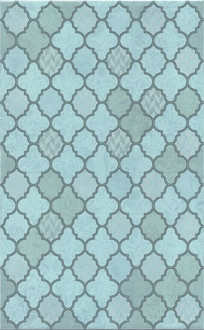 Декор Фоскари бирюзовый 25х40, OP\A22\6328