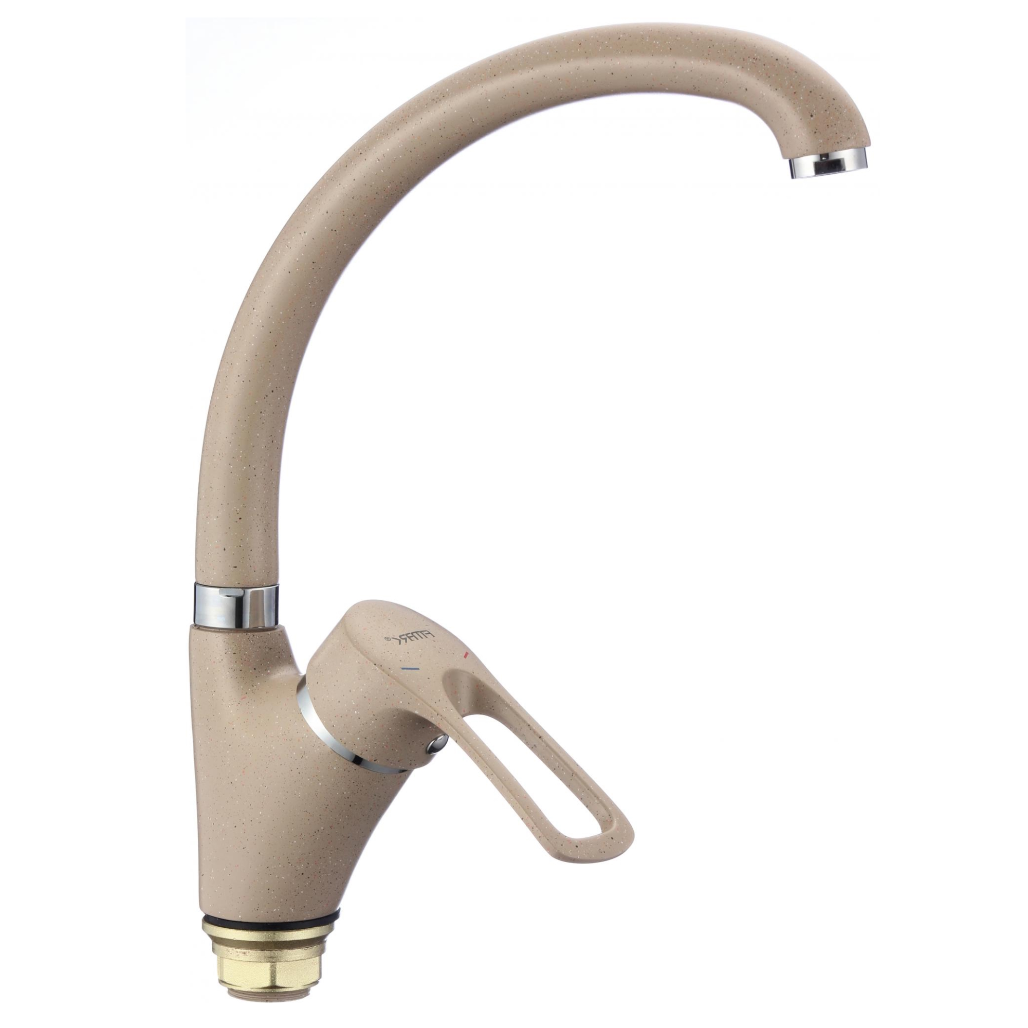 Смеситель для кухни Fmark S-4166S, песочный