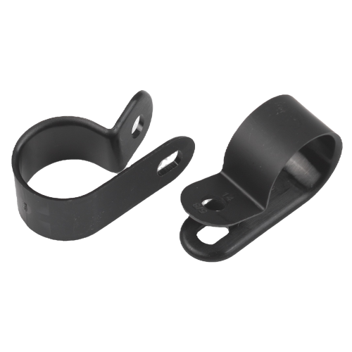 Скоба кабельная под винт 5мм нейлон. черн. (уп.50шт) Эра Б0066656