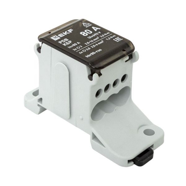 Блок распределительный клеммный КБР 80A EKF kbr80-rus