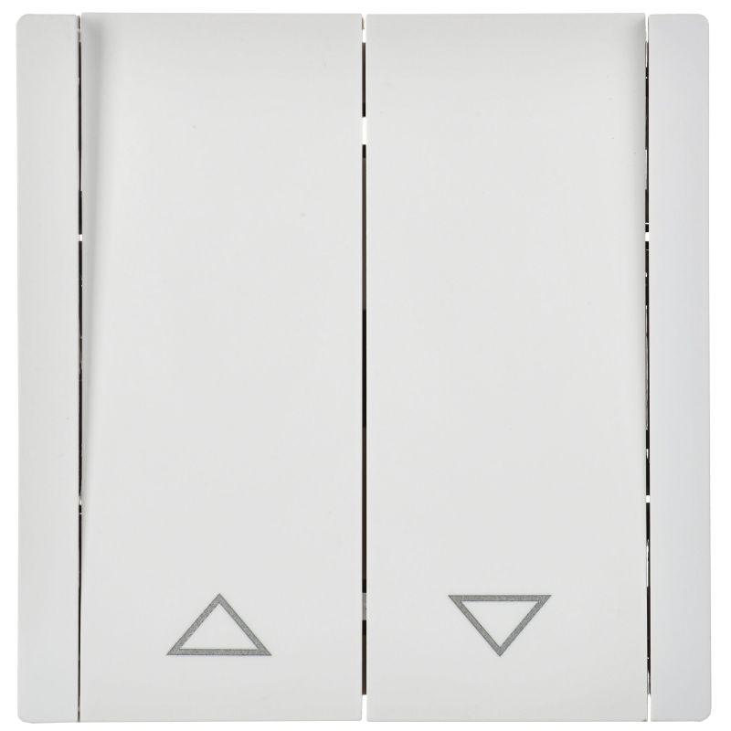 Выключатель жалюзи СП FORTE&PIANO 10А FP211 бел. IEK FP-V15-0-10-1-K01