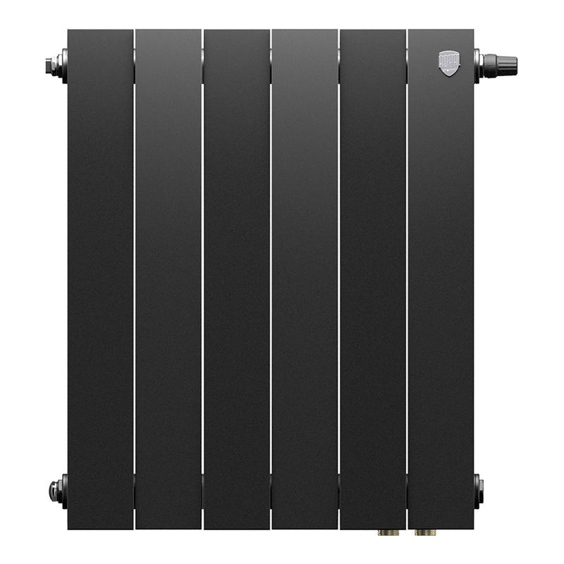 Радиатор PianoForte 500 VDR80 6 секц. биметал. Noir Sable Royal Thermo НС-1506368