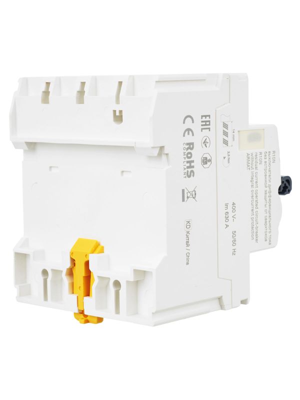 Выключатель дифференциального тока (УЗО) 4п 63А 300мА тип AC ВДТ R10N ARMAT IEK AR-R10N-4-063C300