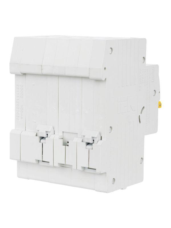 Выключатель автоматический дифференциального тока 4п (3P+N) C 32А 100мА тип A 6кА АВДТ-34 KARAT IEK MAD22-6-032-C-100