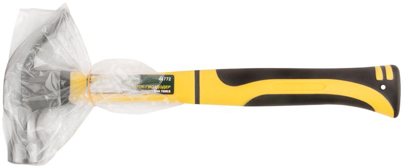 Молоток-гвоздодер Профи 28мм 450г фибергласовая усилен. ручка FIT 44772