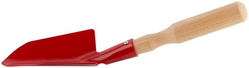 Совок посадочный широкий с деревянной ручкой 76801