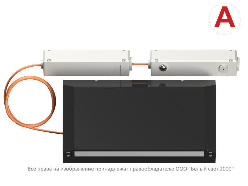 Светильник аварийный BS-CUSTOS-51-L1-INEXI3-AUTOTEST-MSS3 4000К Black (-60) Белый свет a32396