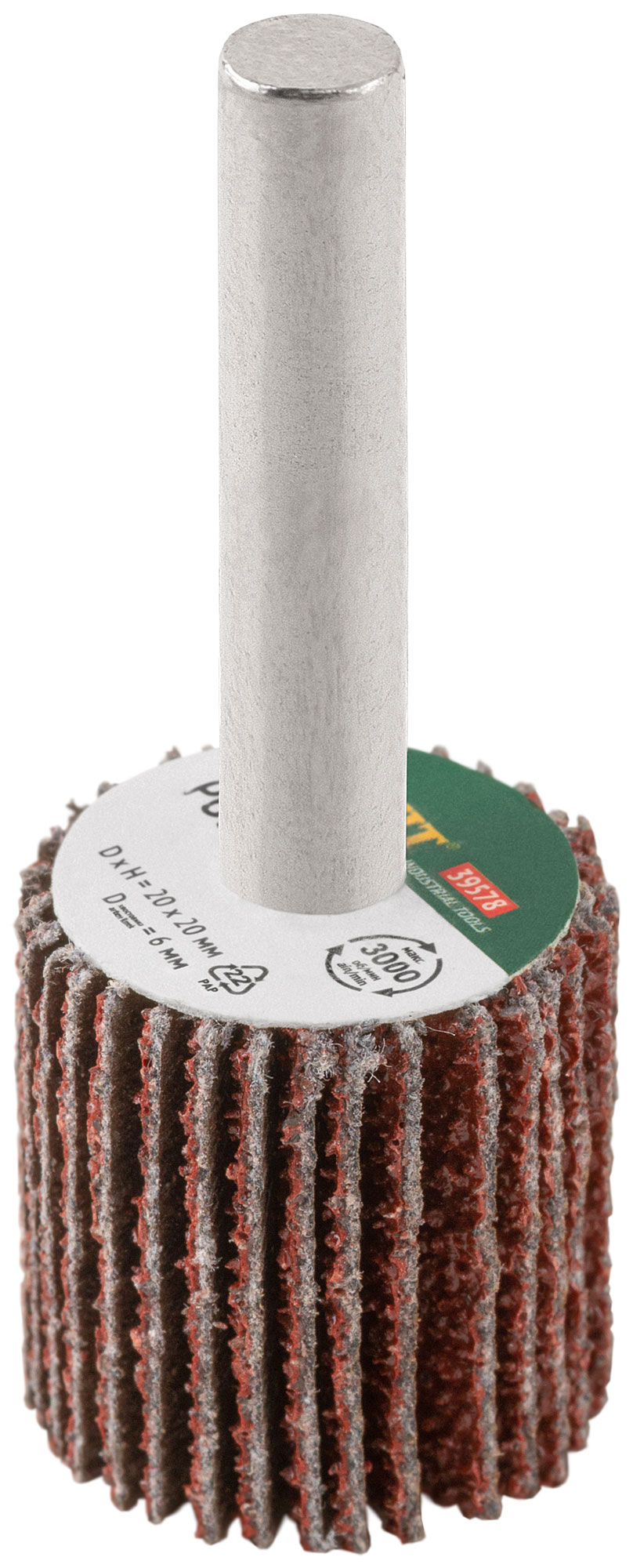 Диск лепестковый для дрели радиальный  20х20х6 мм   Р 60