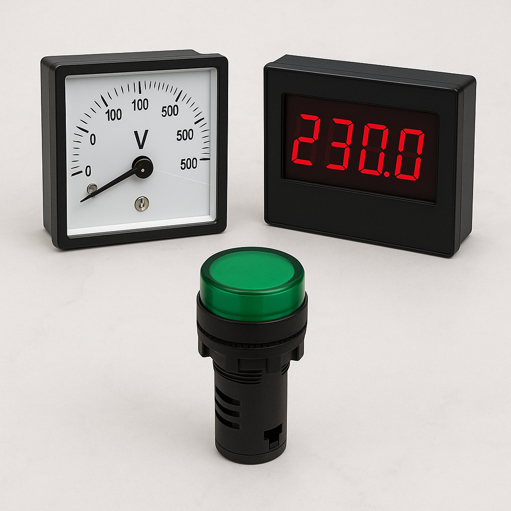 Измерительные приборы и индикация