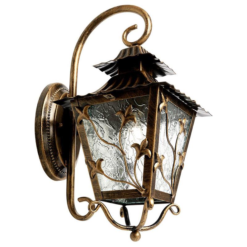 Светильник садово-парковый 60Вт 230В E27 черн. зол. PL631 FERON 11642