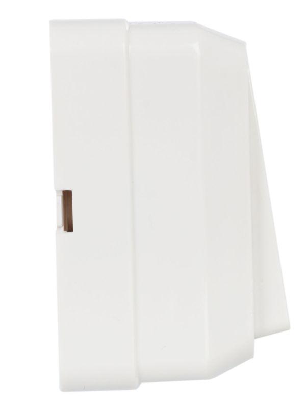 Выключатель кнопочный 1-кл. ОП Октава 10А IP20 ВСк20-1-0-ОБ бел. GENERICA EVO13-K01-10-DC