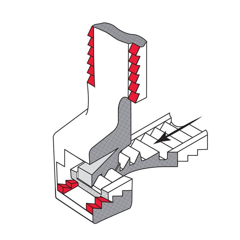 Хомут нейлоновый КСС MULTILOCK 5х400 черн. (уп.100шт) Fortisflex 102323