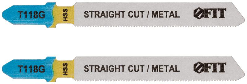 Полотно пометаллу HSS фрезерованные волнистые зубья 76/51/0.7мм (Т118G) (уп.2шт) FIT 40908