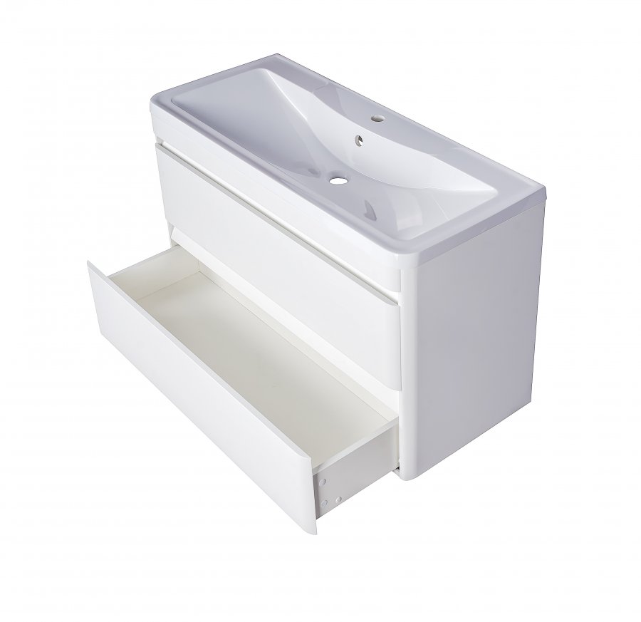 Тумба подвесная "Атлантика 100", Люкс антискрейч, PLUS