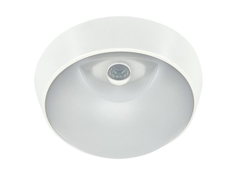 Светильник светодиодный WP 15 C 18W OP 840 D220 WH MDM 220х80мм 18Вт 4000К IP54 ЖКХ круглый пылевлагозащ. с датчиком движ. бел. Русский Свет 15071524504