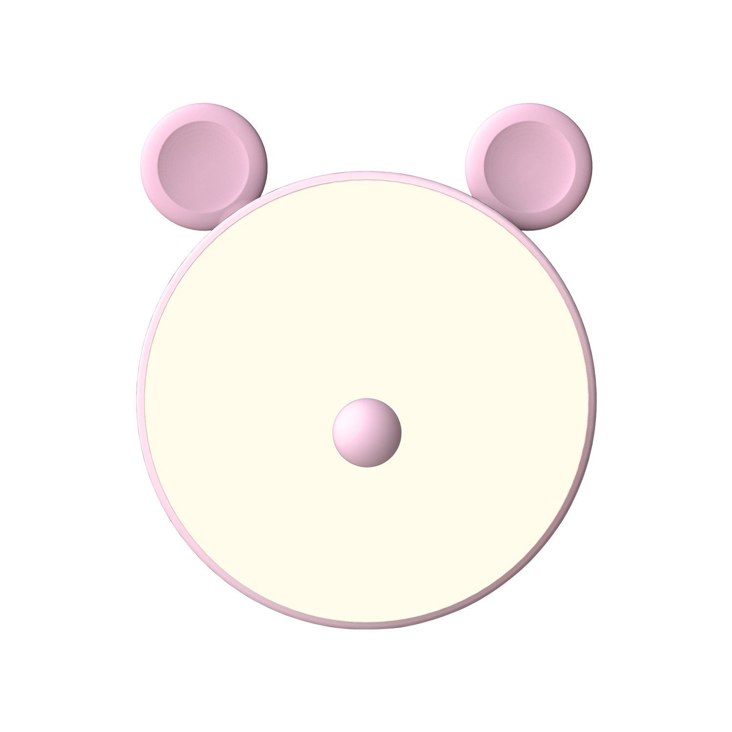 Светильник ночник настольный 5 Вт 200 лм 2700-6000К DC 5В Розовый IP20 100х100х109мм с Li-ion акк 1200мА диммируемый Qplus Gauss