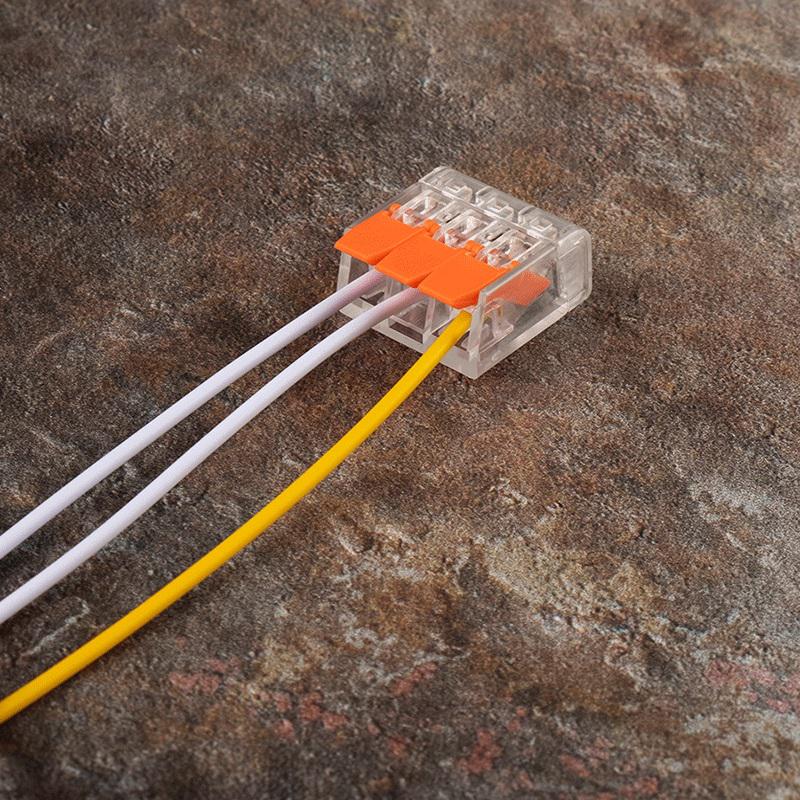 Клемма монтажная рычажного соединения PTC-3P 221-413 450В 32А 0.14-4.0кв.мм Jazzway 5050914