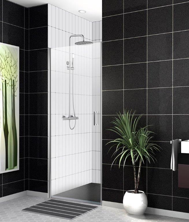 Душевая дверь BelBagno UNO-B-1-90-C-Cr