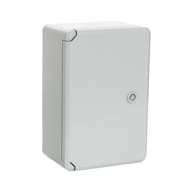 Корпус пластиковый с монтажной панелью ЩМП IP65 сер. дверь 300х200х130 Промрукав PR08.26480