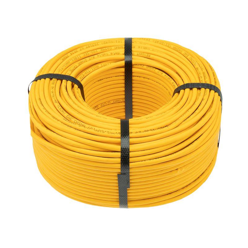 Кабель витая пара U/UTP кат.5E ZH нг(А)-HF 4PR 24AWG INDOOR SOLID оранж. (уп.100м) Rexant 01-0049-100