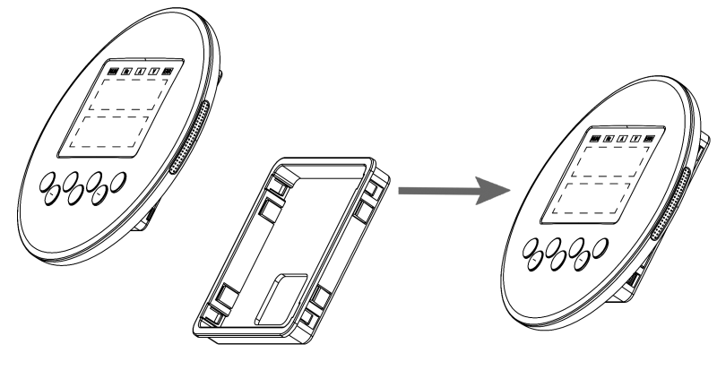 Кронштейн для крепления панели оператора STV630 на дверце шкафа SE SEOP-1223