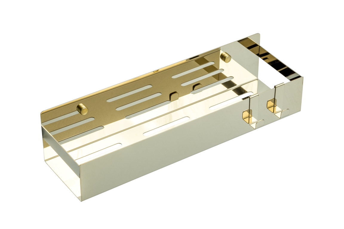 Полка подвесная + 2 крючка GOLD