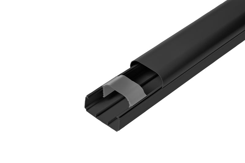 Кабель-канал 74х55 L2000 Арктика черн. Ruvinil РКК-74х55-Ч