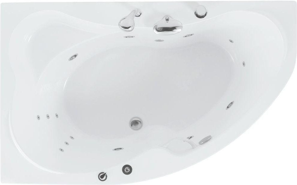 Акриловая ванна Aquanet AQUANET Capri 160x100 L (г/м, сп/м, н/м, с/п, к/б, А3рNew)