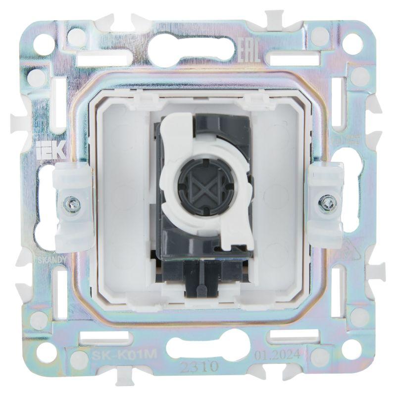 Розетка компьютерная RJ45 кат.5E SKANDY SK-K01G мятный IEK SK-K10-1-K06