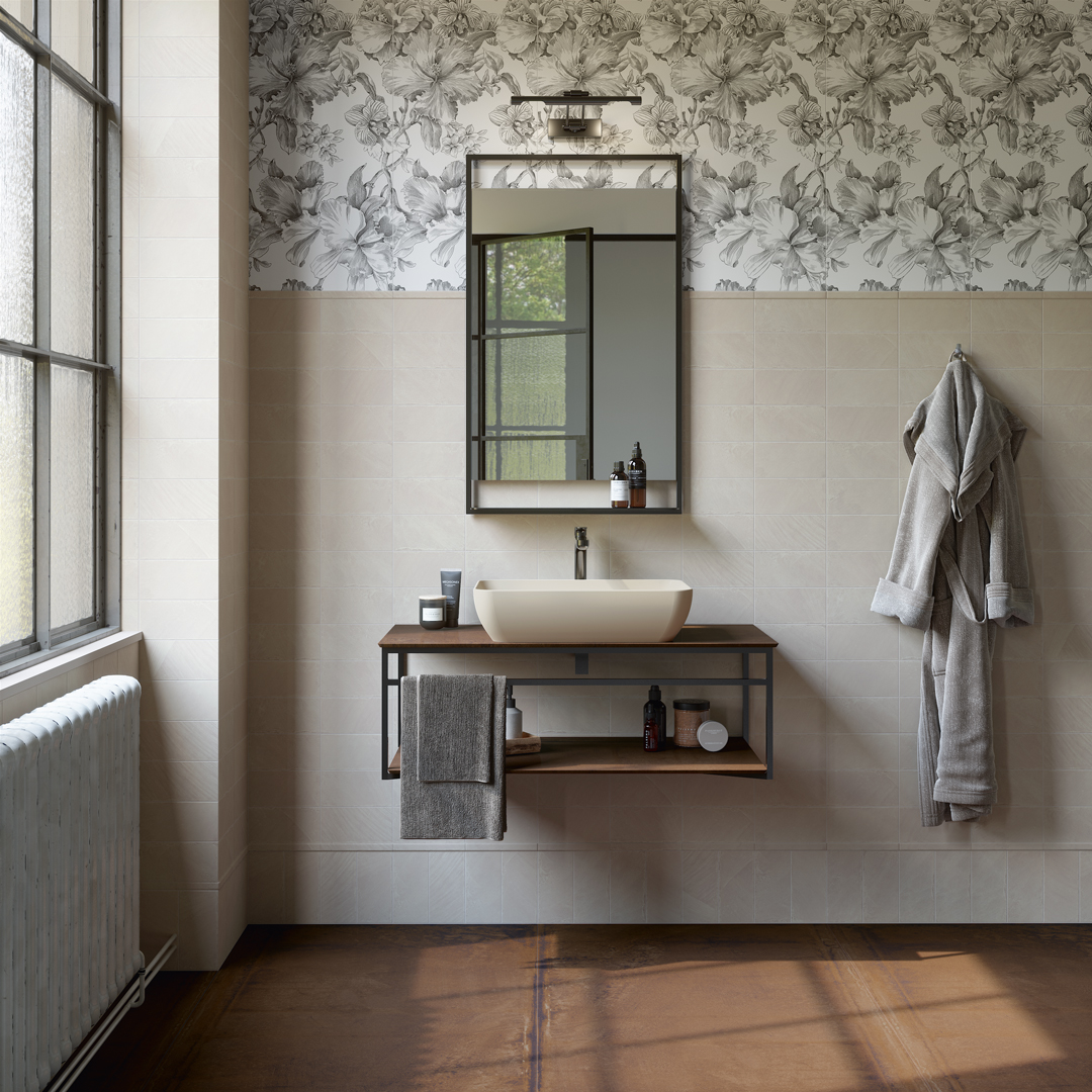 Раковина PLAZA накладная 55, песочная матовая