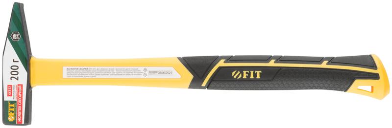 Молоток кованый Профи 200г фибергласовая усилен. ручка FIT 44332