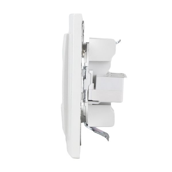 Розетка компьютерная 2-м СП Минск RJ45 бел. EKF ERK02-035-10