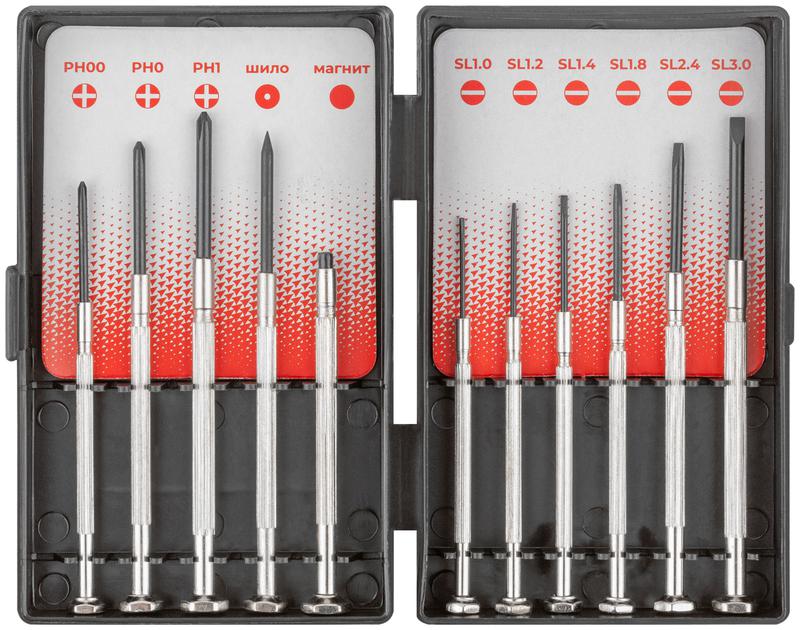 Набор отверток часовые (11 предметов) КУРС 56132