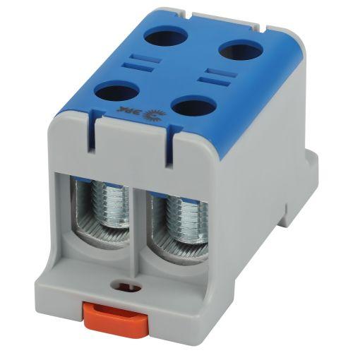 Клемма силовая вводная двойн. КСВ NO-224-141 (KE67.2) 16-95кв.мм N син. Эра Б0065612