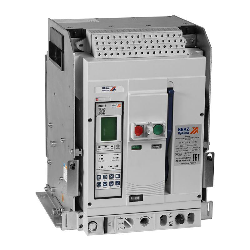 Выключатель автоматический OptiMat A-800-S1-3P-50-D-MR8.2-B-C2200-M2-P05-S2-06 КЭАЗ 366275