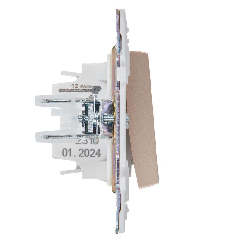 Выключатель 1-кл. SKANDY 10А SK-V01Sa песочн. IEK SK-V10-0-10-K98