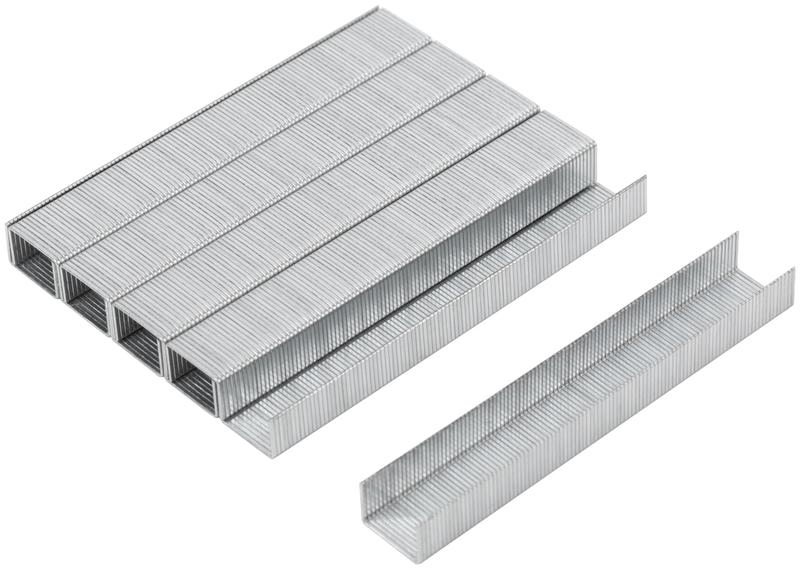 Скоба для степлера закаленные 11.3ммх0.7мм (узкие тип 53) 8мм (уп.1000шт) MOS 31372М