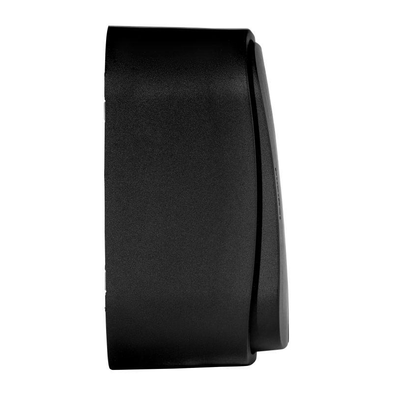 Переключатель проходной 2-кл. ОП Quteo 10А IP20 250В черн. матов. IEK 782479