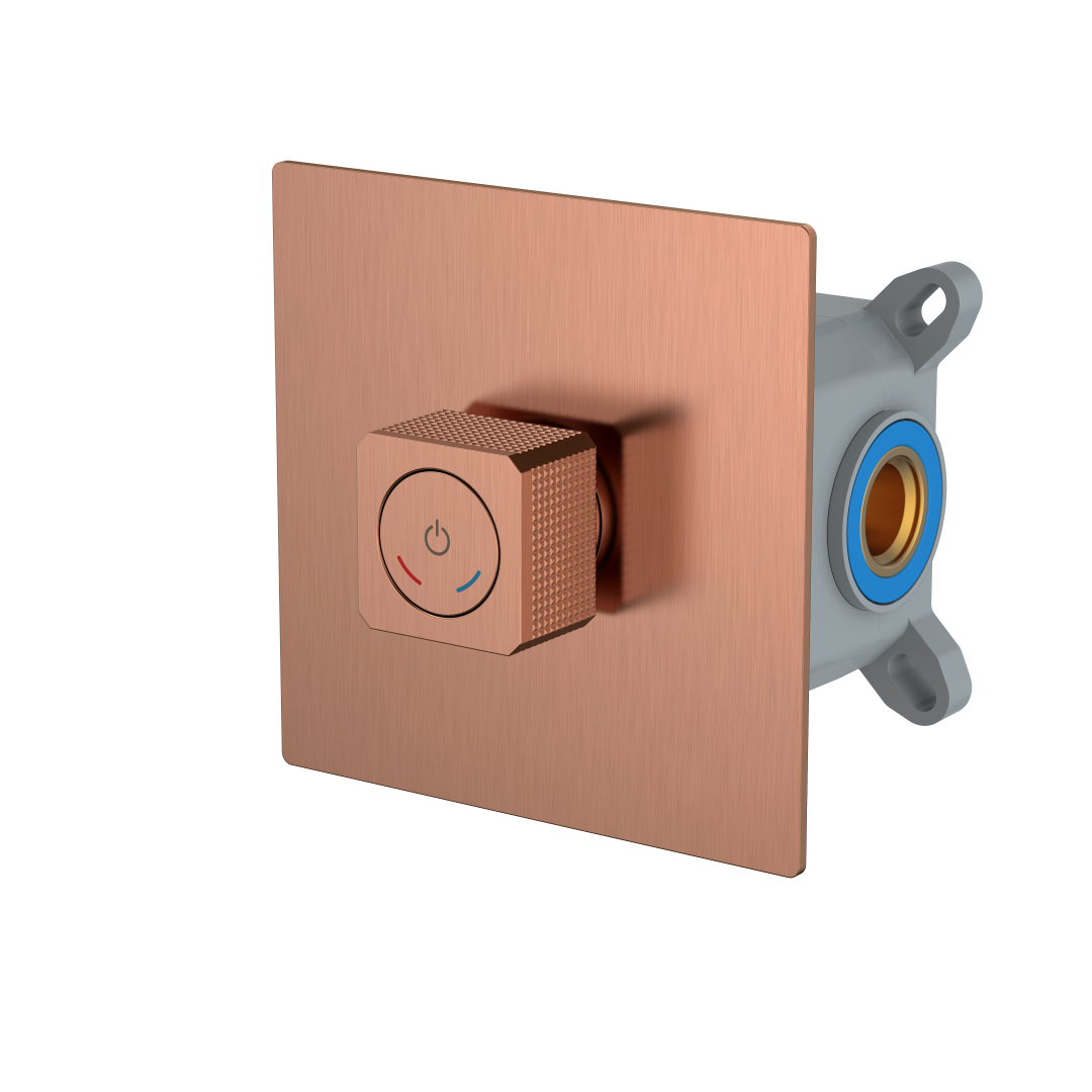 Смеситель автоматический встроенный QUAD Copper Brushed