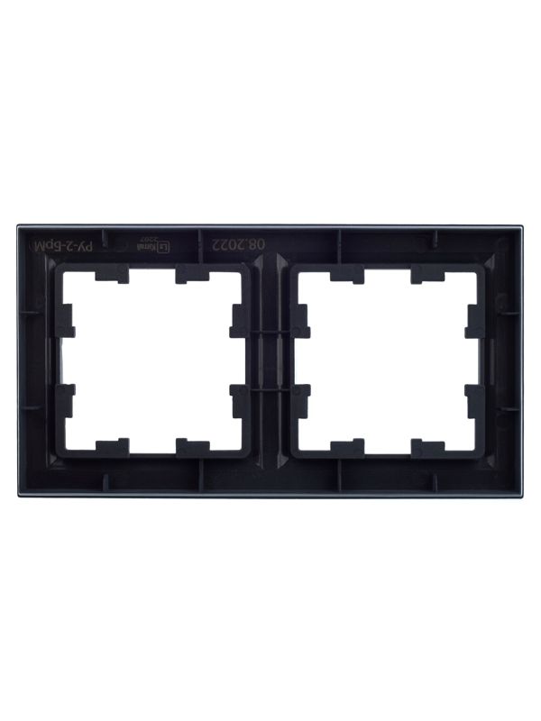 Рамка 2-м BRITE РУ-2-БрМ маренго IEK BR-M22-K35