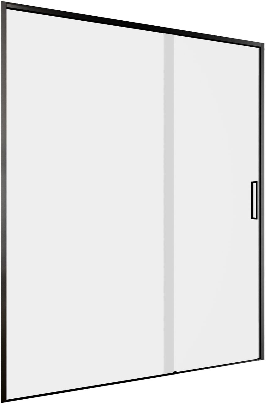 Душевая дверь Aquanet Pleasure Evo 150 AE65-N150-BT профиль черный, прозрачное стекло