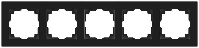 Рамка 5-м СП Accent 6-505-05 антрацит Intro Б0063728